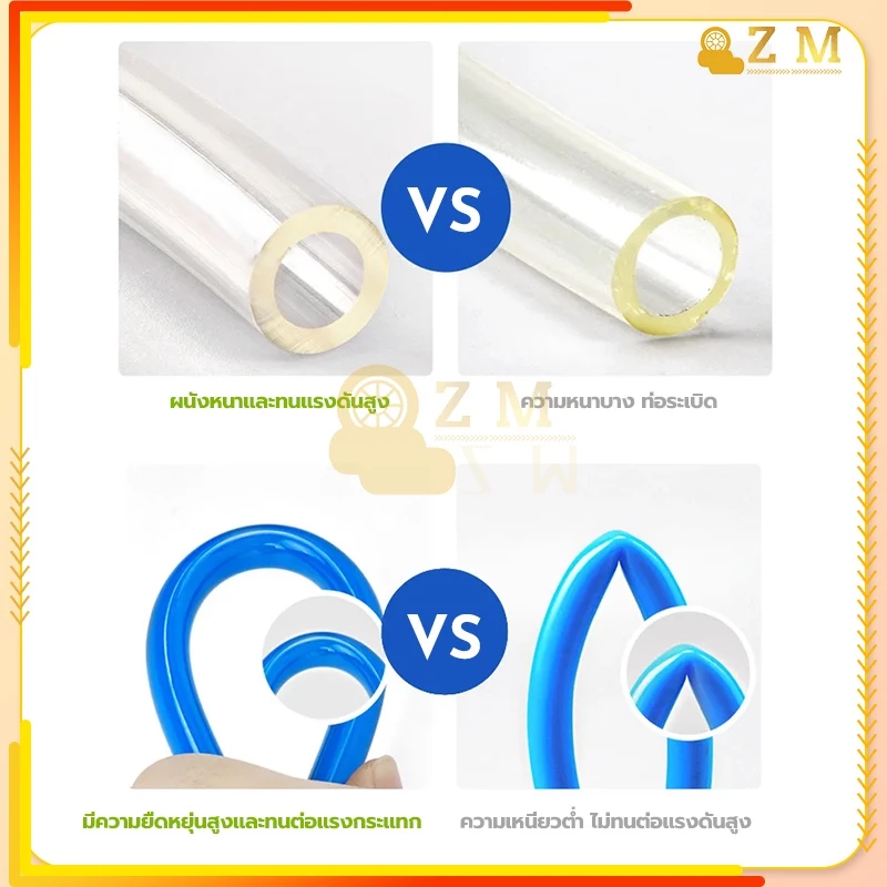 สายน้ำมัน PU เบนซิน 1 เมตร thumbnail 6