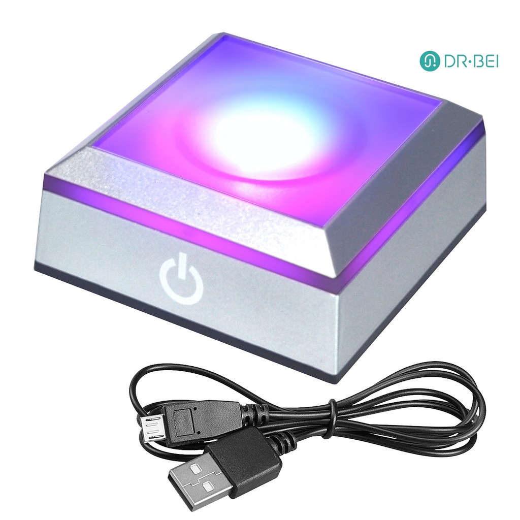 Dr.bei ฐานโคมไฟ LED โรแมนติก ขนาดกะทัดรัด สําหรับตั้งโชว์เครื่องประดับ สร้อยคอ ตกแต่งบ้าน 1 ชุด