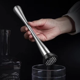 [St.Coco Cafe]ไม้บดค็อกเทล สแตนเลส ขนาด 23/30ซม. อุปกรณ์บาร์เทนเดอร์ Muddler cocktail