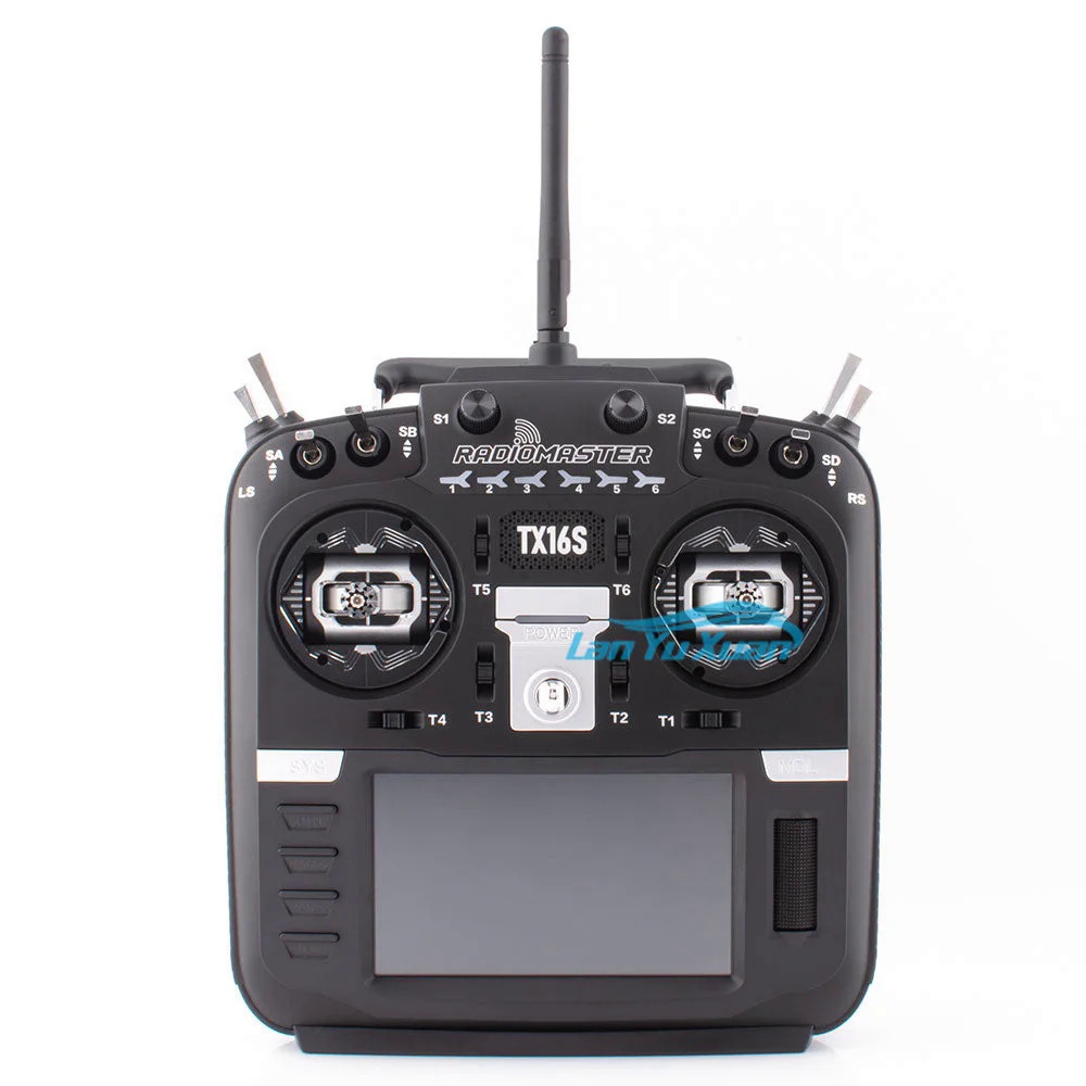 RADIOMASTER TX16S Mark II วิทยุควบคุมโหมด2 FPV ควบคุมจมูกควบคุม V4.0ฮอลล์ G Imbal