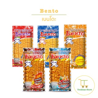 Bento ปลาหมึกอบเบนโตะ ขนาด 4 กรัม 1 แพ็คมี 12 ซอง