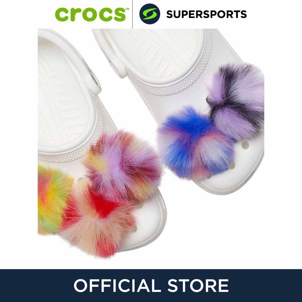 CROCS Jibbitz Dyed Puff 5-Pack ตัวติดรองเท้า