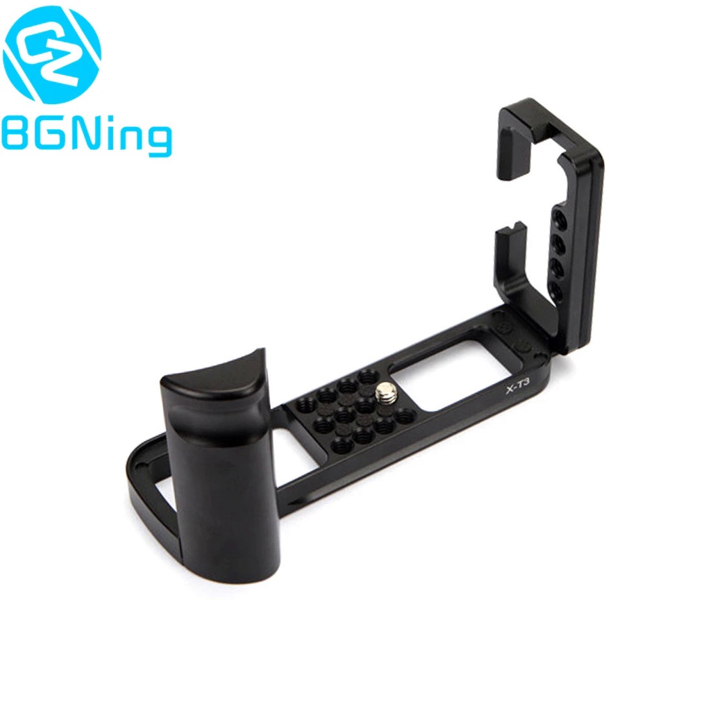 BGNing Quick Release แผ่น L สำหรับ FUJIFILM XT3 SLR กล้อง Cage Bracket ฐานผู้ถือ W/ Hand Grip QR Board XT-3อุปกรณ์เสริม