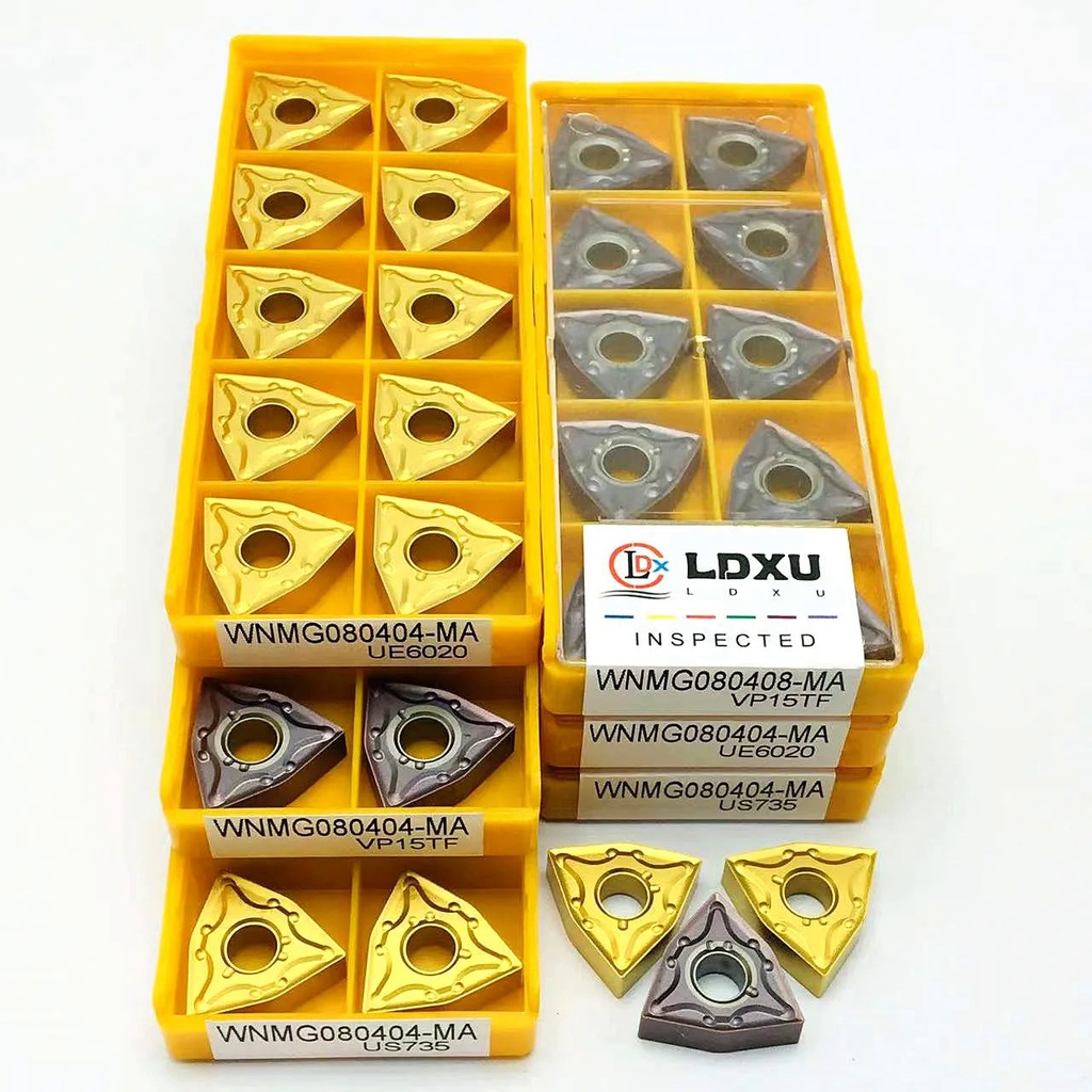 MA UE6020 US735 CNC เครื่องมือ WNMG080404