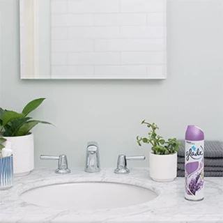 เกลดสเปรย์ปรับอากาศ กลิ่นมอร์นิ่ง เฟรช 320 มล. Glade Aerosol Spray Air Freshener, Room Spray Morning Freshness 320ml