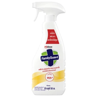 Family Guard Multi Surface Spray Lemon 500ml แฟมิลี่การ์ด สเปรย์ทำความสะอาดอเนกประสงค์และฆ่าเชื้อโรค กลิ่นเลมอน 500 มล.