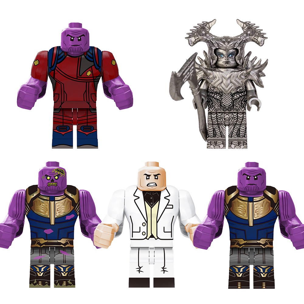 ของเล่นบล็อกตัวต่อเลโก้ Avengers Infinity Gloves Thanos Stone Man ขนาดเล็ก เสริมการศึกษา สําหรับผู้ใหญ่