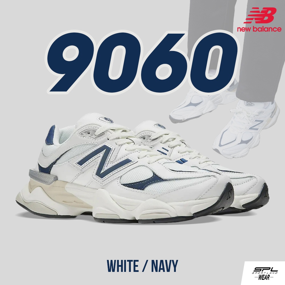 👟New Balance 9060 NB UX 9060 White/Navy U9060VNB (6300)