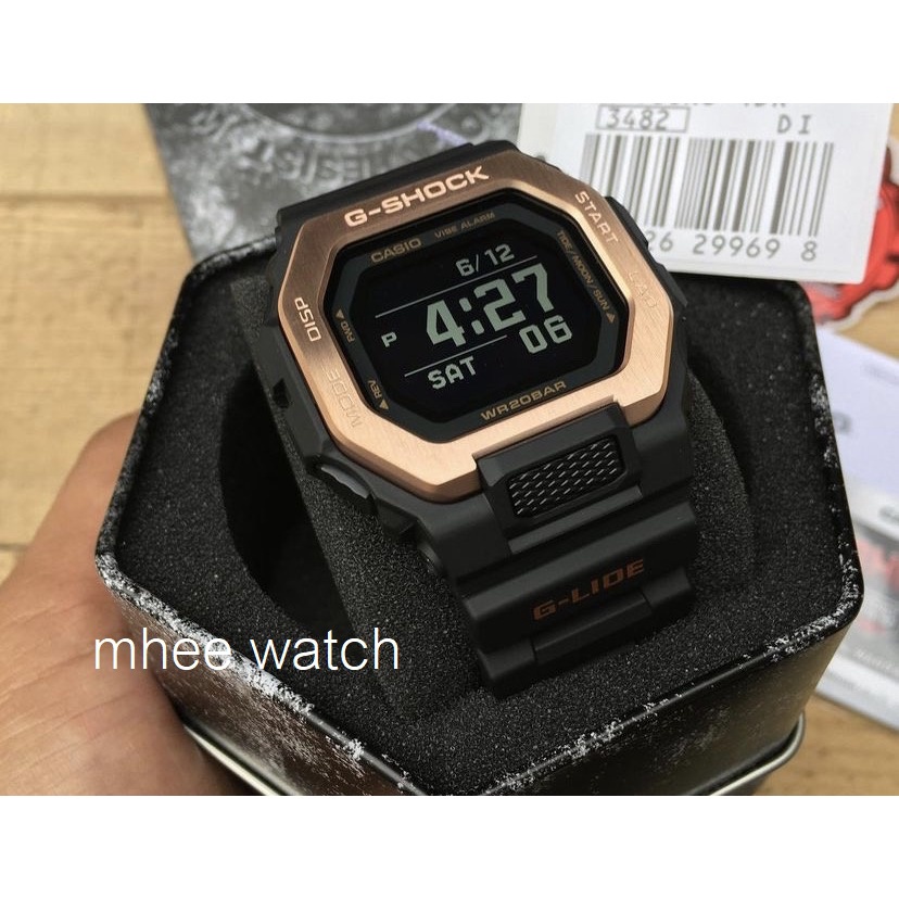 G-Shock Smart Watch ยักษ์เล็ก Black Rose Gold GBX-100NS-4