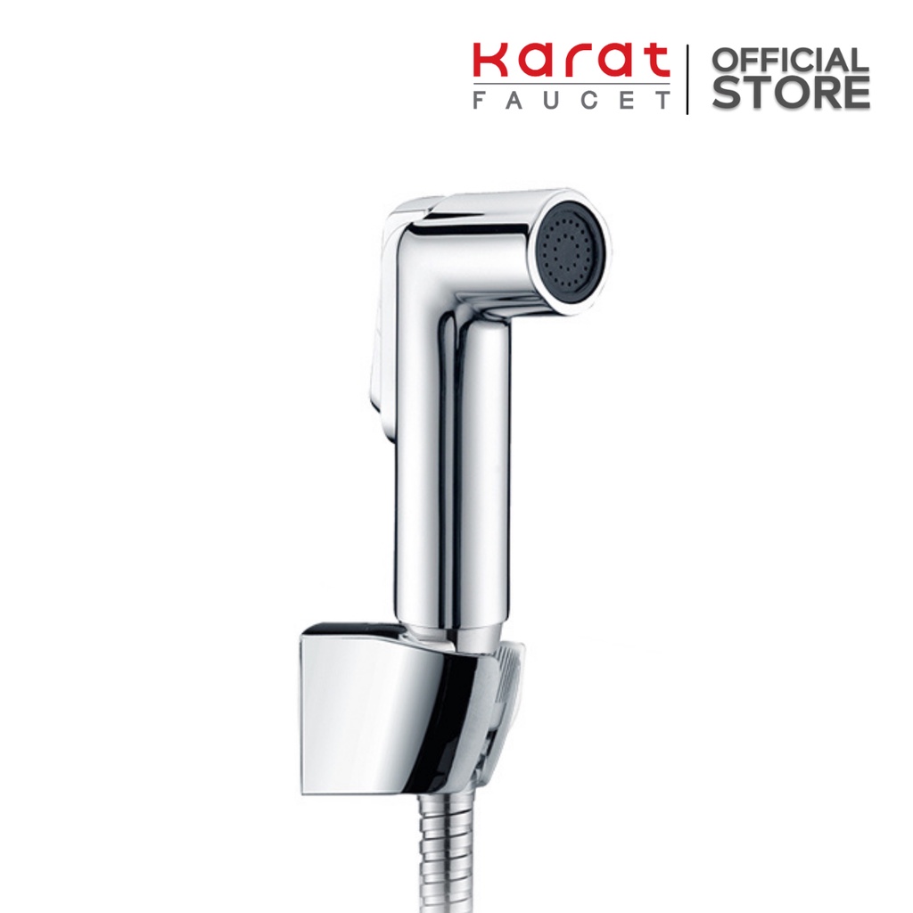 Karat Faucet ชุดสายฉีดชำระ สายสแตนเลส ยาว 120 ซม. สีโครเมี่ยม รุ่น KA-05-321-50