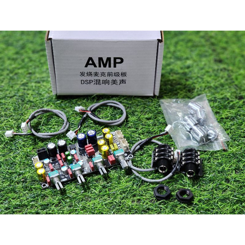 ZK-AMP Wuzhi **ของแท้** แอมป์จิ๋วคาราโอเกะ ปรีไมค์แอมจิ๋ว ไมค์โครโฟน  พรีเอฟเฟคบอร์ด DSP zk-amp dsp