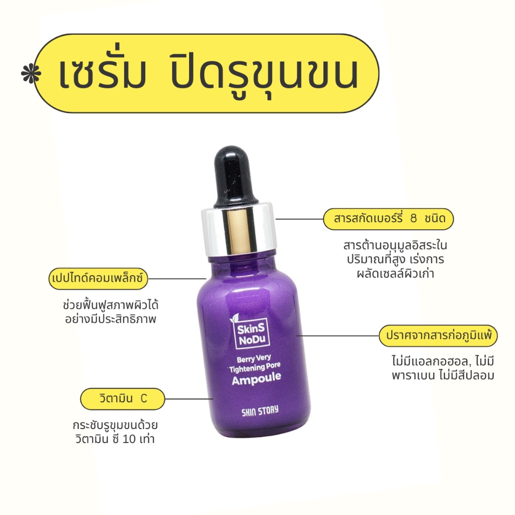 Pore Serum เซรั่มกระชับรูขุมขน เซรั่มปิดรูขุมขน