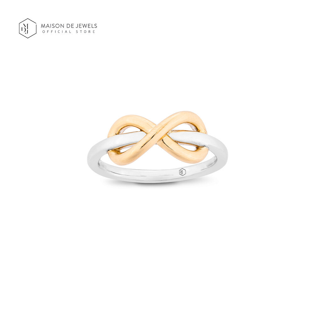 Maison de Jewels - Infinite Infinity Ring แหวนเงิน โรสโกลด์ อนันต์