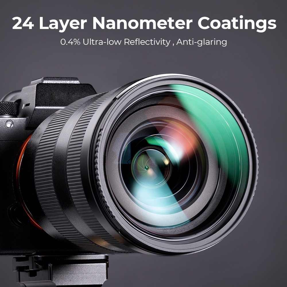 K&F CONCEPT NANO-D ซีรีส์ ฟิลเตอร์ MCUV ใสเป็นพิเศษและกันน้ำ MCUV Filter