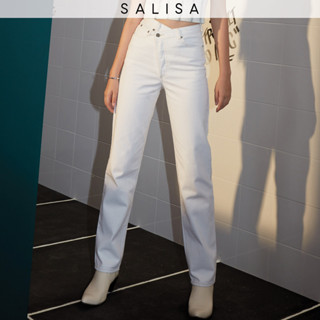 SALISA - JEANS OVERLAP High Waist (All Colors) กางเกงยีนส์ขา…