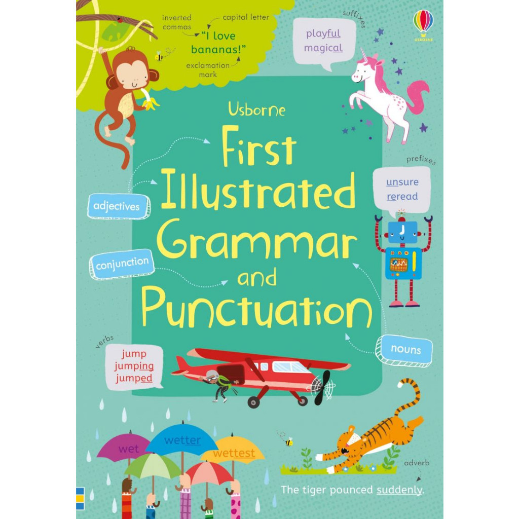 DKTODAY หนังสือ USBORNE FIRST ILLUSTRATED GRAMMAR AND PUNCTUATION (AGE 4+)