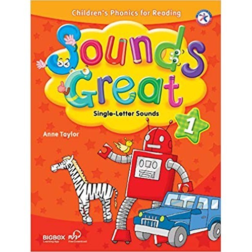 DKTODAY หนังสือ SOUNDS GREAT 1:CHILDREN'S PHONICS READING WITH MP3 DOWNLOAD