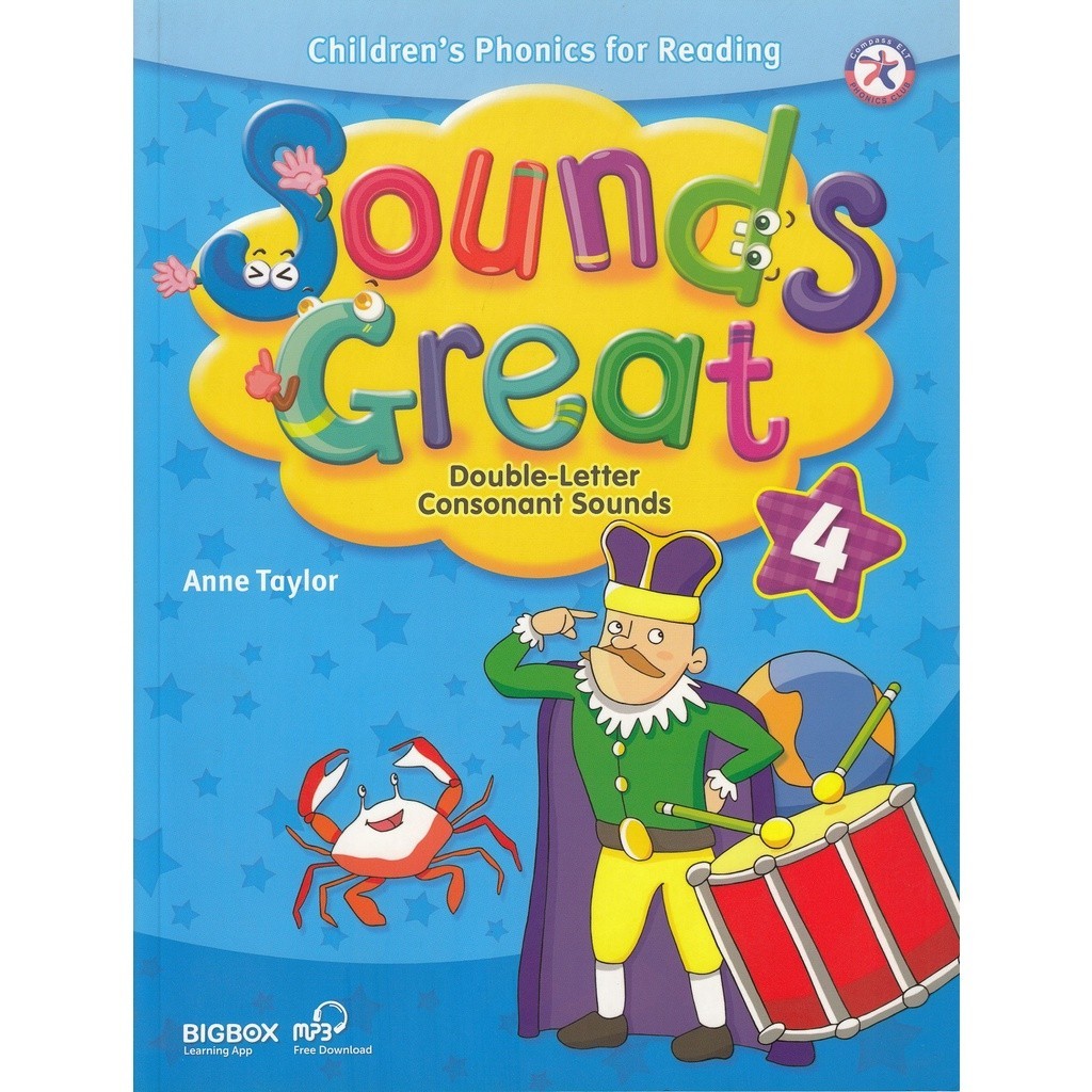 DKTODAY หนังสือ SOUNDS GREAT 4:CHILDREN'S PHONICS READING WITH MP3 DOWNLOAD