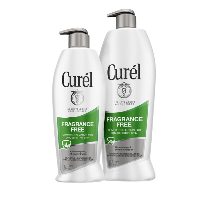 Curel Fragrance Free Body Lotion Hand Moisturizer For Sensitive Skin Advanced Ceramide Complex 591ml