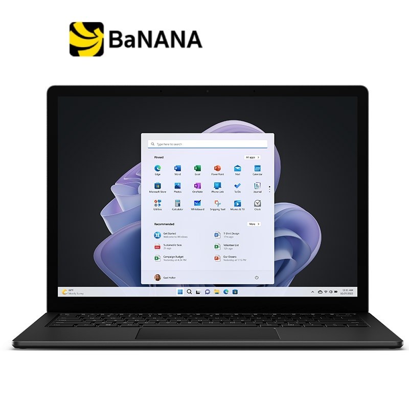 โน๊ตบุ๊คบางเบา Microsoft Surface Laptop 5 i7/16/512 by Banana IT