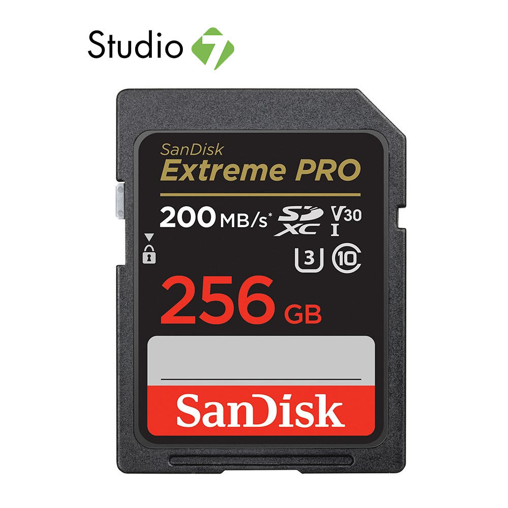 เมมโมรี่การ์ด SanDisk Extreme Pro SDXC 256GB V30 U3 C10 200MB/s R 140MB/s W (SDSDXXD-256G-GN4IN) by 