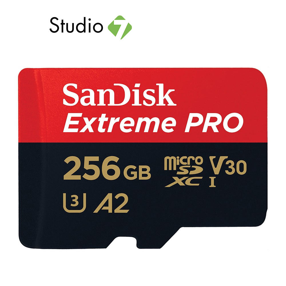 เมมโมรี่การ์ด SanDisk Extreme Pro microSDXC V30 U3 C10 A2 by Studio7
