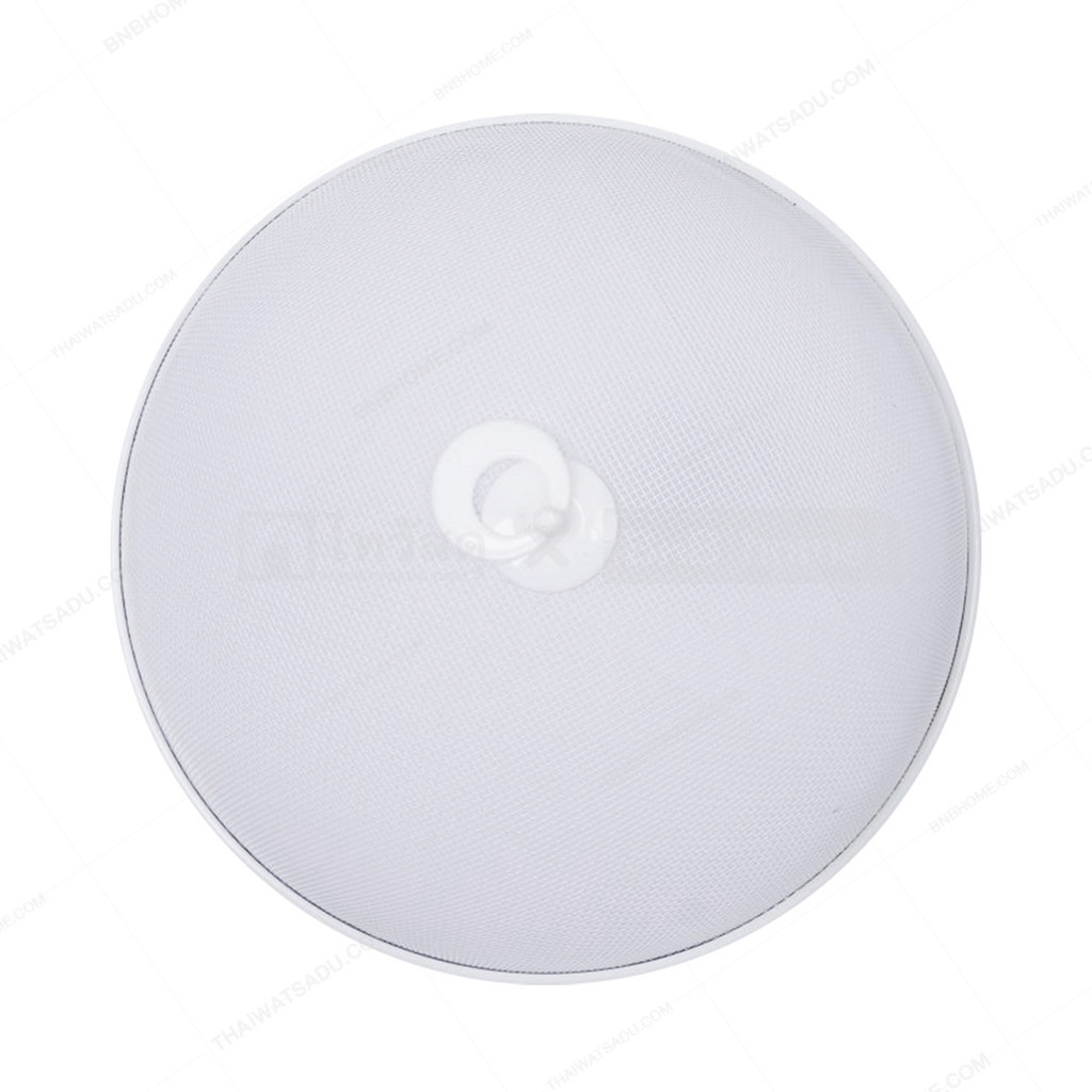 KASSA HOME ฝาชีลวดเคลือบทรงกลม รุ่น CWQ3017 ขนาด 30 x 30 x 12 ซม. สีขาว