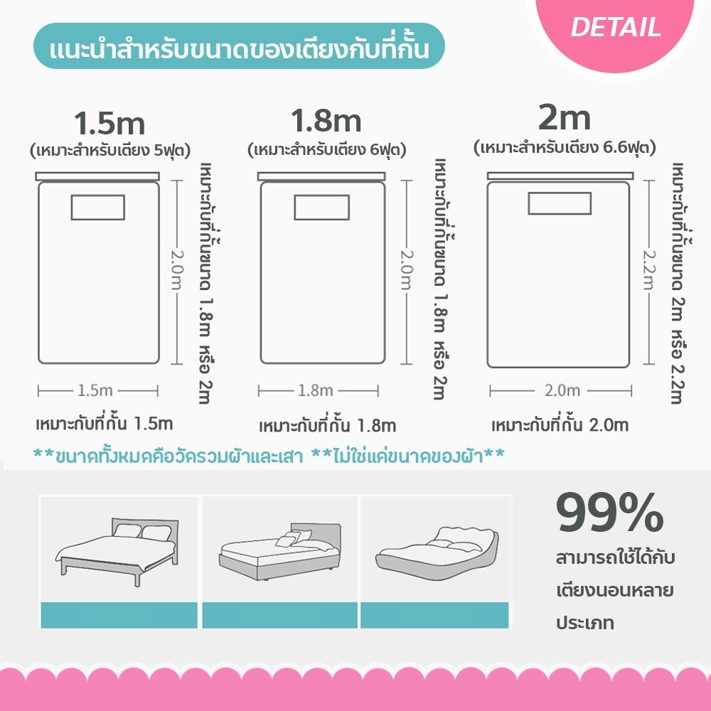 Kidslover ที่กั้นเตียงเด็กตก กันไรฝุ่น ปรับขึ้นลงแนวดิ่ง สูง 93ซม ทนทาน มี 3ขนาด - รูปที่ 6