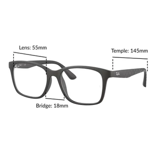Ray-Ban - RX7059D 5196 size 55 แว่นสายตา