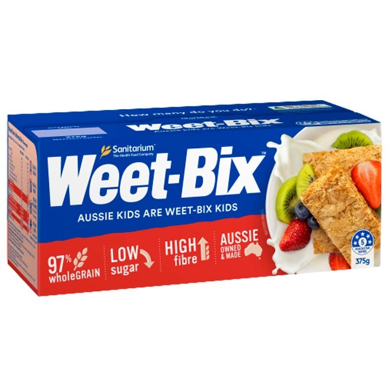 ถูกใจ  ใช่เลย✅💖 Sanitarium Weet Bix Breakfast Cereal 375g. 🍃🌸 แซนนิทาเรียมวีทบิกซ์ซีเรียล 375กรัม [9300652010374]