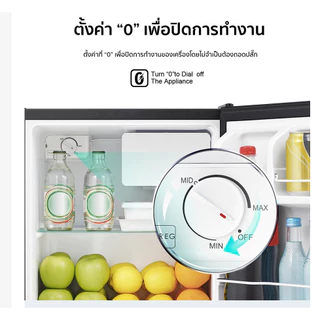 (ปี2026)‼️Hisense ตู้เย็น Mini Bar 1ประตู 1.6Q /45 ลิตร รุ่น ER45B สีดำ เสียงเงียบประหยัดไฟ