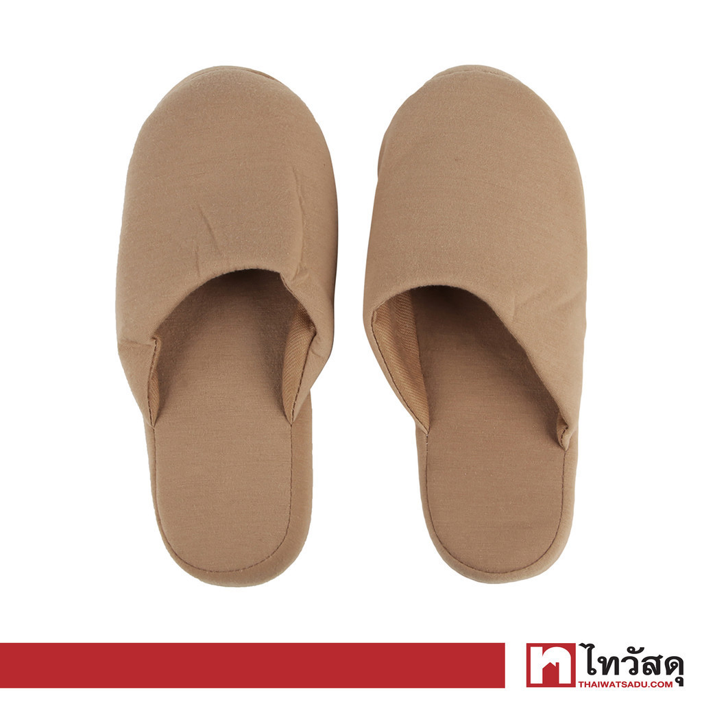 KASSA HOME รองเท้าภายในบ้าน PLAIN รุ่น NP190303-3A ไซซ์ 41 สีน้ำตาล