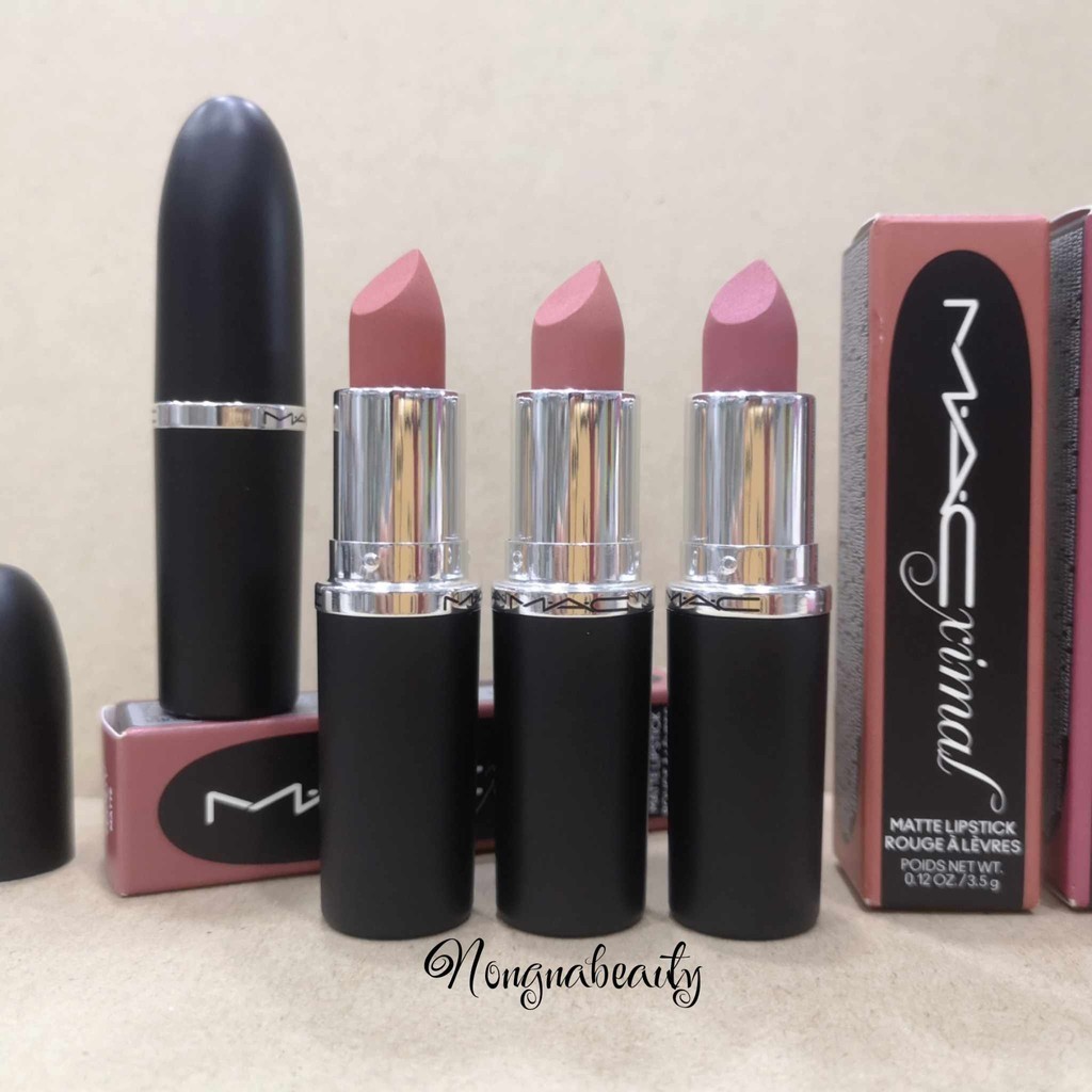 MAC Macximal Matte Lipstick 3.5g. ลิปสติกเนื้อซิลค์กี้แมตต์ Nongnabeauty