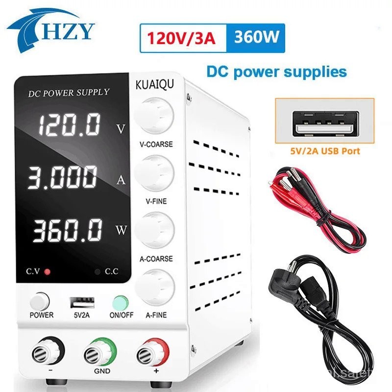 NICE-POWER Lab Switching Power Supply ตัวแปลงแบบปรับได้30V แหล่งม้านั่ง10A จอแสดงผลดิจิตอล Stabilize