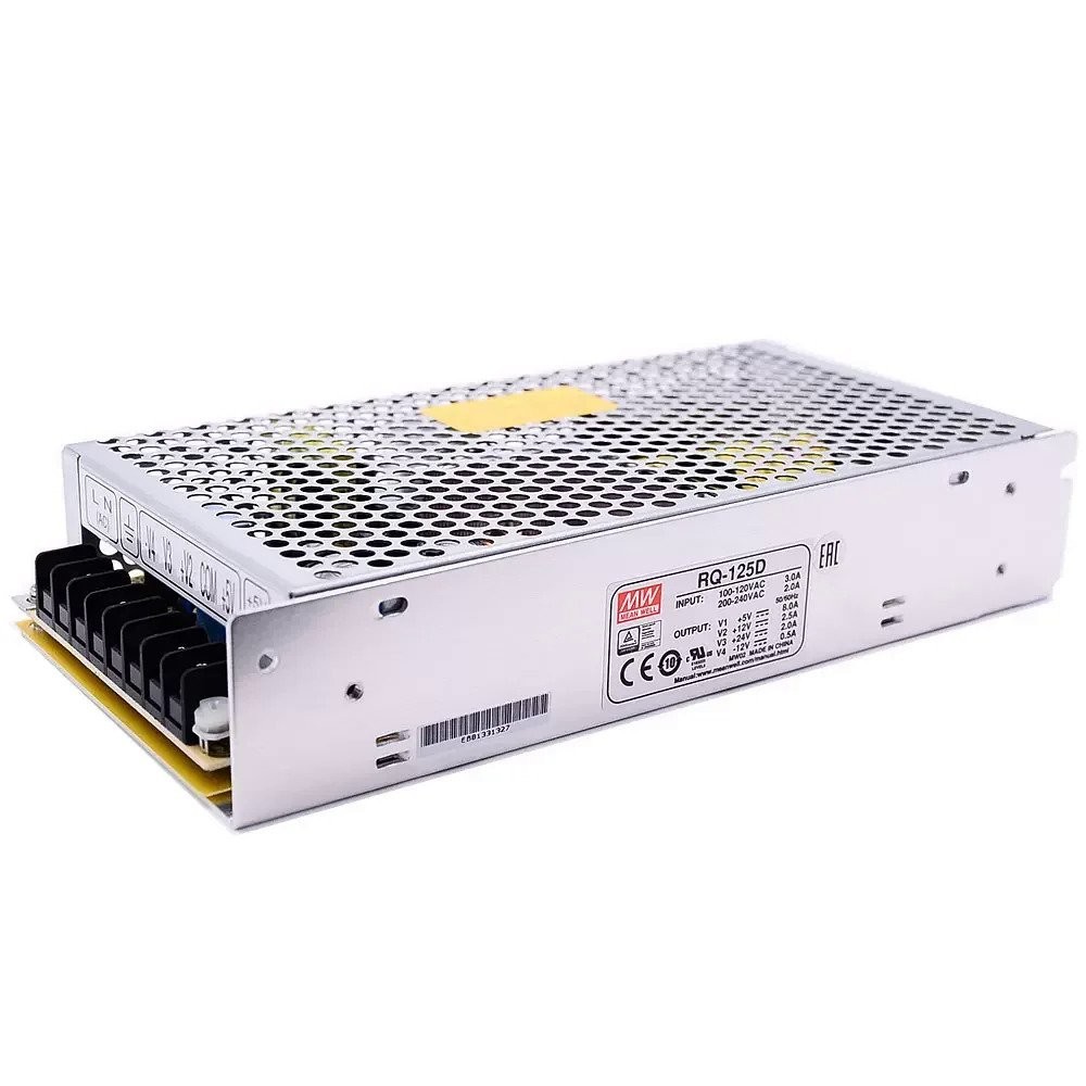 RQ-125D/125B/125C MEANWELL SwitChing Power Supply 125W สี่กลุ่มเอาต์พุต5V12V15V24V