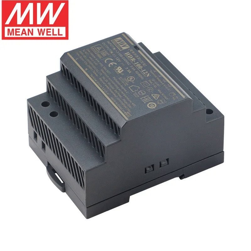 MEAN WELL HDR-100-12N 100W 12V DIN Rail Swtiching Power Supply Meanwell Din Rail Power Unit