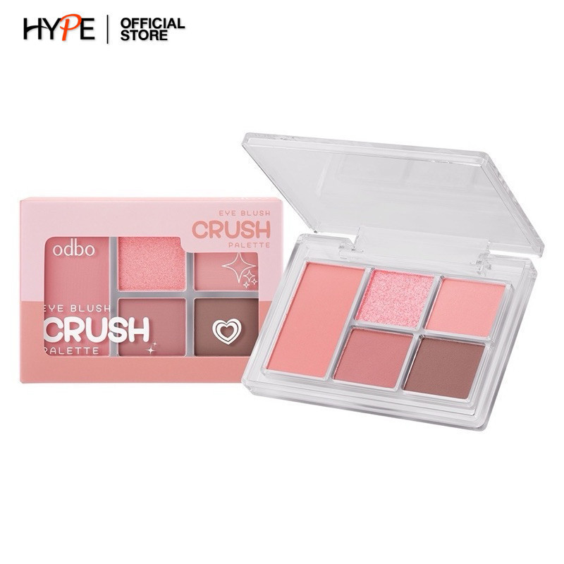 odbo อายแชโดว์ Eye Blush Crush Palette (ODS04)