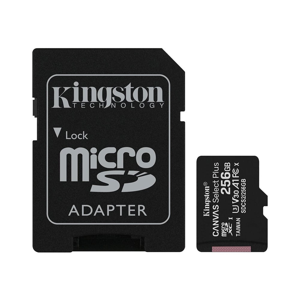 256 GB MICRO SD CARD KINGSTON CANVAS SELECT PLUS (SDCS2/256GB)