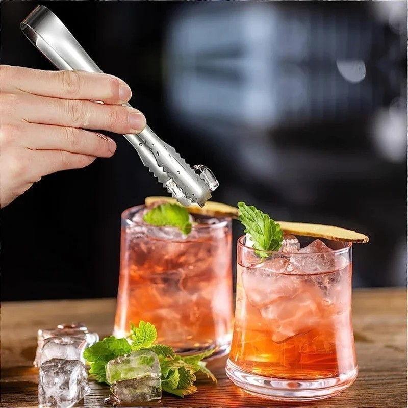 ❤ Diamond Coffee ที่คีบน้ำแข็ง สแตนเลส 15.5 ซม. ที่คีบปากจระเข้ คีมหนีบน้ำแข็ง BZYQ - รูปที่ 2