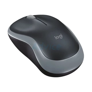 LOGITECH MOUSE WIRELESS (เมาส์ไร้สาย) M185D BLACK/GREY - A0046214