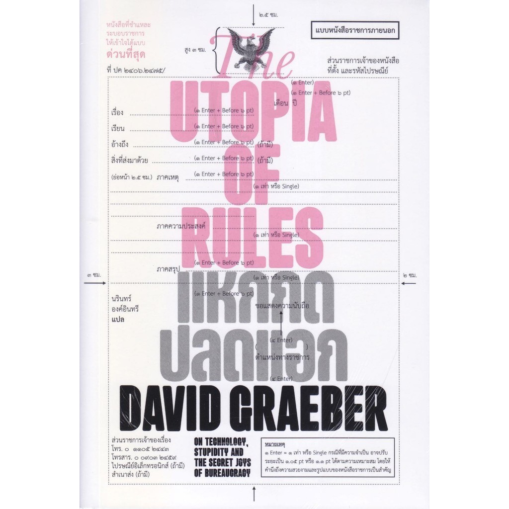 หนังสือThe Utopia of Rules แหกกฎปลดแอก