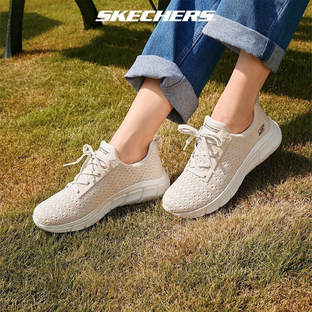 Skechers สเก็ตเชอร์ส รองเท้า ผู้หญิง BOB'S Sport Bobs B Flex Shoes - 117347-NAT