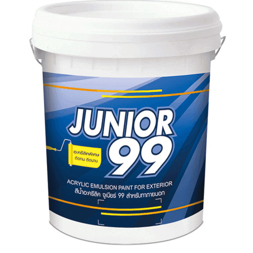 NIPPON สีน้ำภายนอก ด้าน Junior99 #900 White (กล)