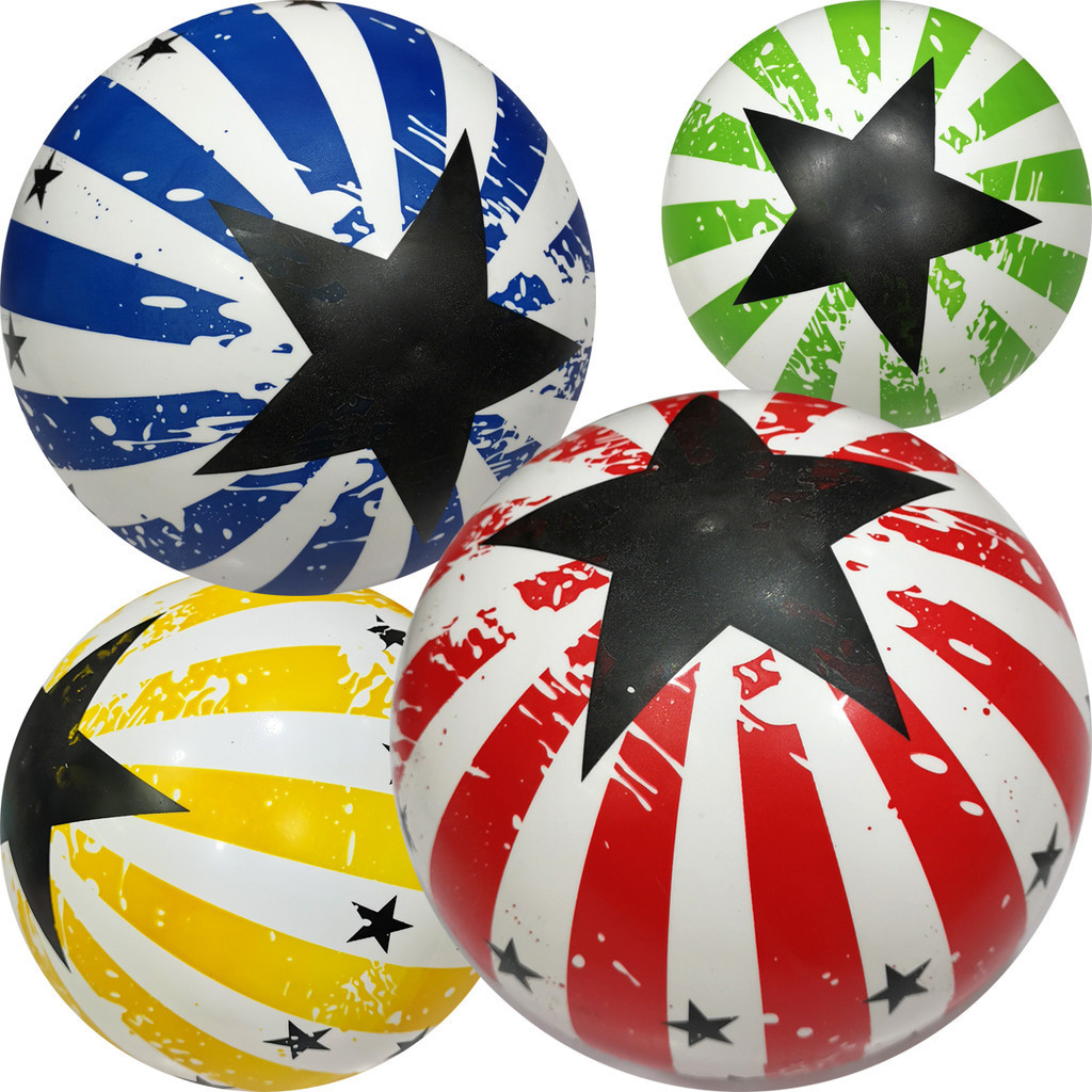 BKLTOY ลูกบอล บอลชายหาด บอลเด็ก บอลยาง ฟุตบอล ขนาด 8-9นิ้ว คละสี BALL002-A