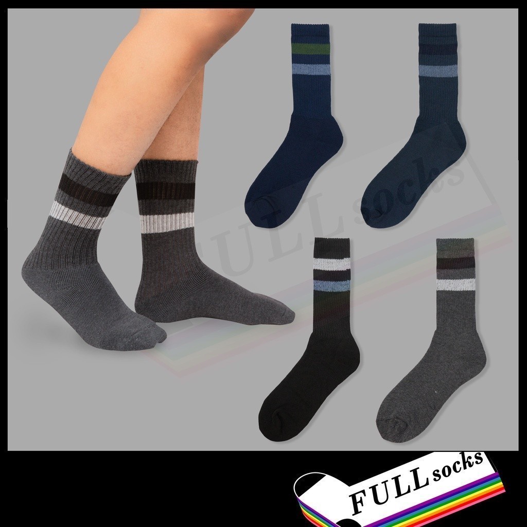 ถุงเท้าธุรกิจ ถุงเท้าทำงาน คัชชู ขนาด Free Size BL2แถบ