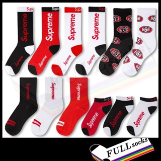 ถุงเท้า ซูพรีม ขนาด Free Size Supreme 666 Socks