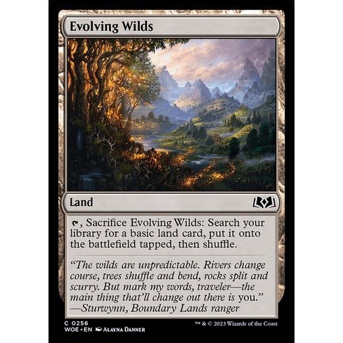 [Wilds of Eldraine] - [WOE] - [Evolving Wilds] - (C) - [2023]