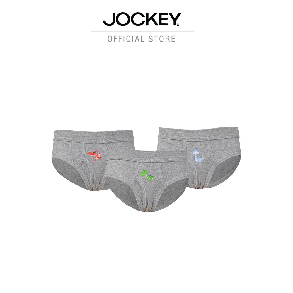 JOCKEY UNDERWEAR กางเกงในชาย JOCKEY KIDS รุ่น KU K2B001 BRIEFS Pack 3 ชิ้น