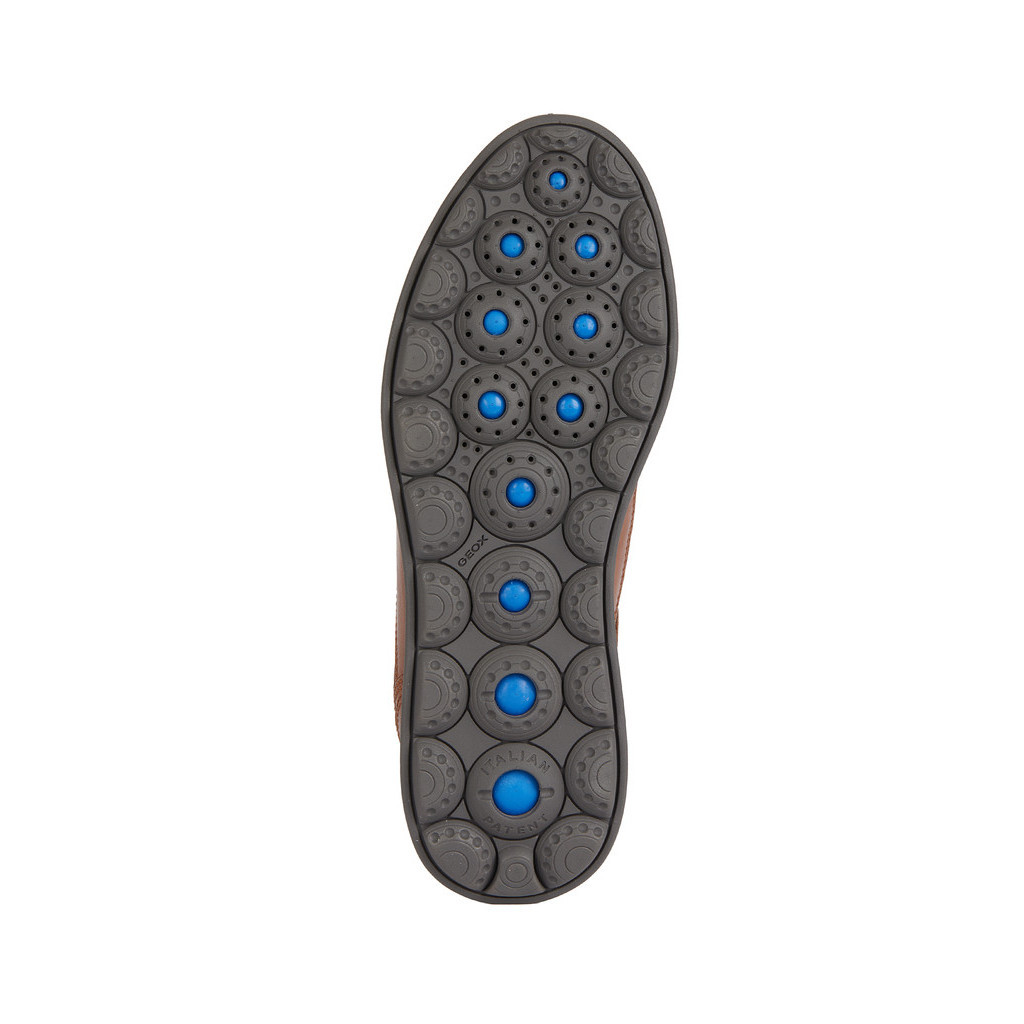 GEOX รองเท้าหนังผู้ชาย รุ่น U SPHERICA EC12 - COGNAC SS24 (U45GRAC6001M_S4BRXX)