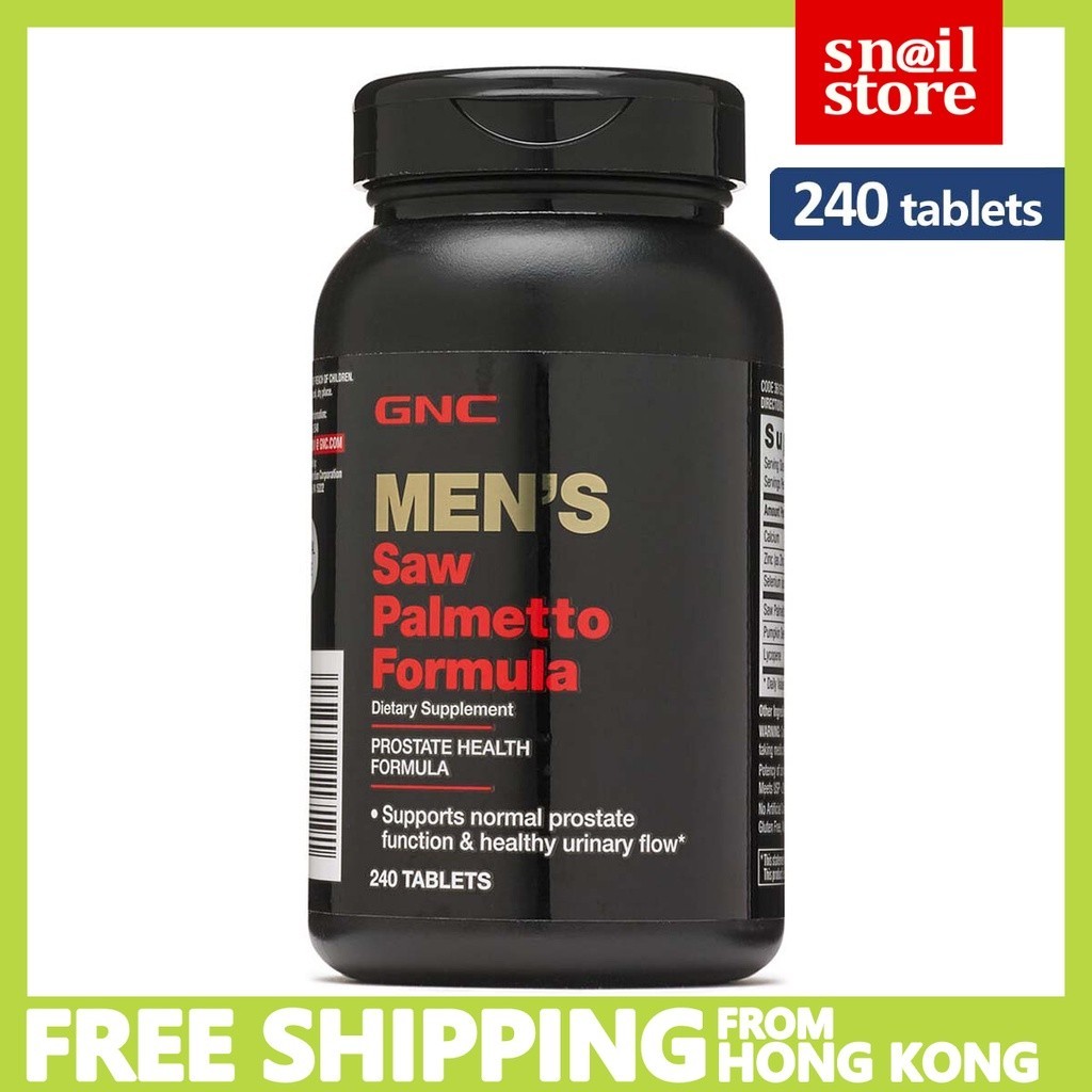 GNC Value Pack - GNC Men's Saw Palmetto Prostate Health Formula 240 Tablets (EXP 2027)